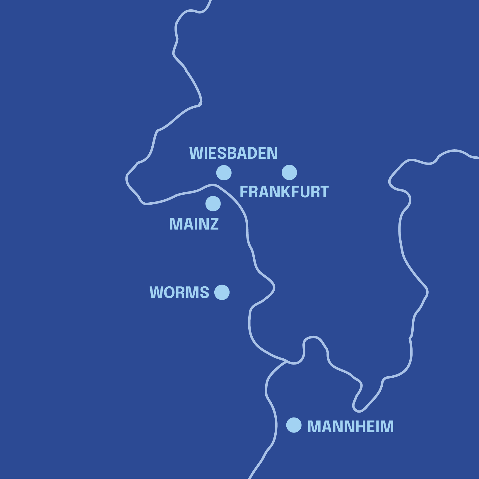 Unsere Region – Unser Einsatzgebiet – Rhein-Main, Metropolregion Rhein-Neckar und darüber hinaus